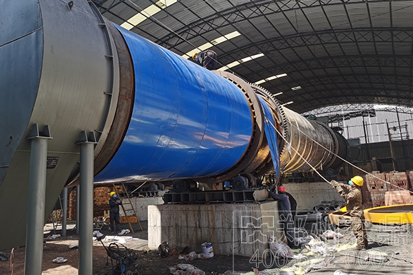 寧夏煤泥烘干機(jī)項(xiàng)目施工實(shí)拍現(xiàn)場(chǎng) 寧夏煤泥烘干機(jī)項(xiàng)目施工實(shí)拍現(xiàn)場(chǎng)